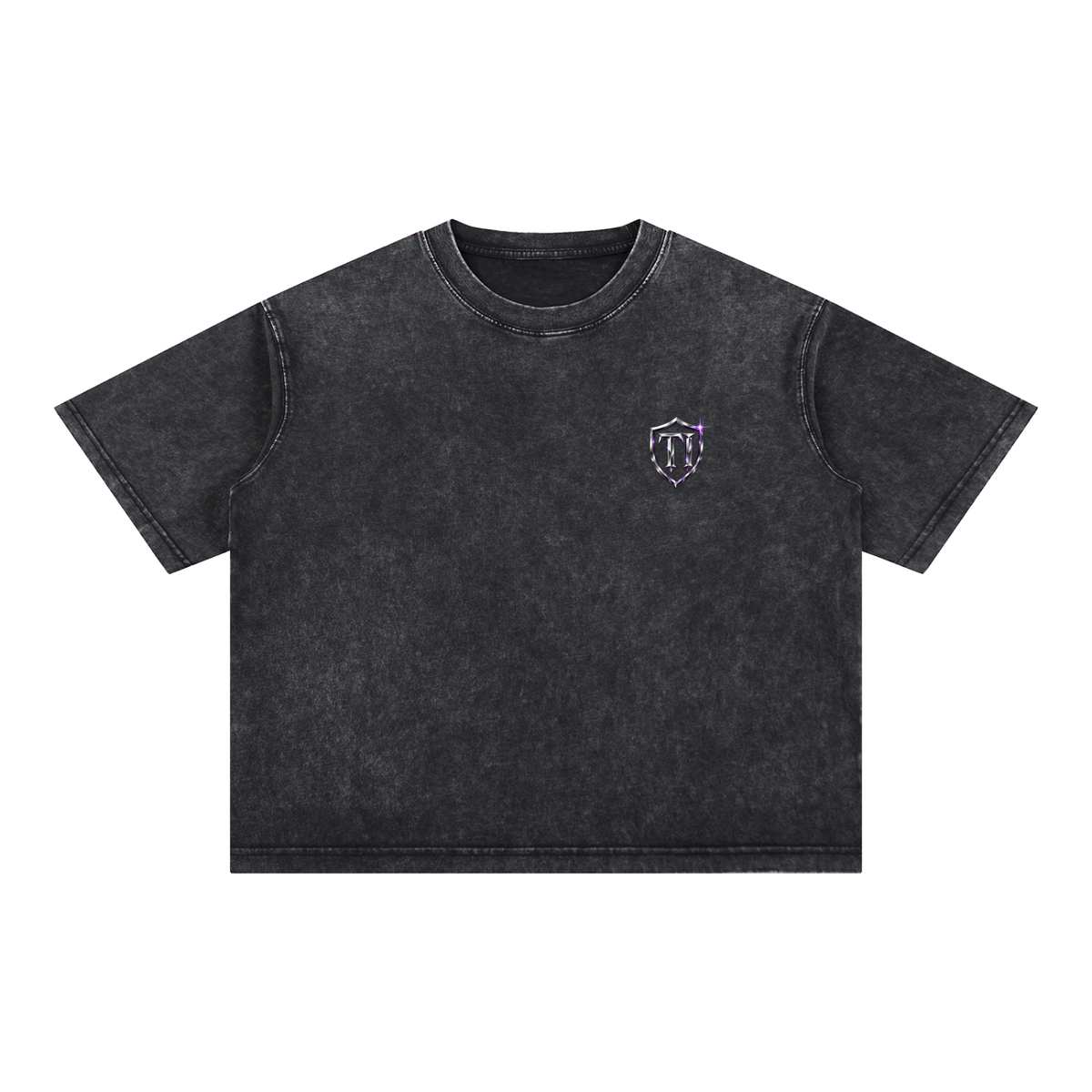 Mineral Wash Boxy Cotton T-Shirt - Tha illest clothes Exclusive Shirt Set